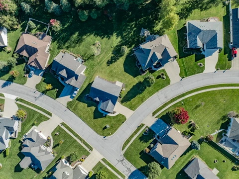 Aerial · Overhead lot view at 1906 Kelleys Landing