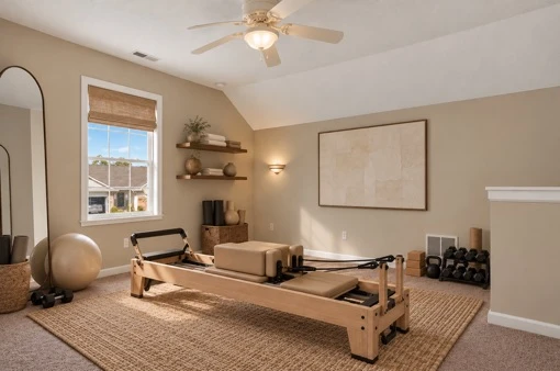 Virtually staged · Loft at 1906 Kelleys Landing
