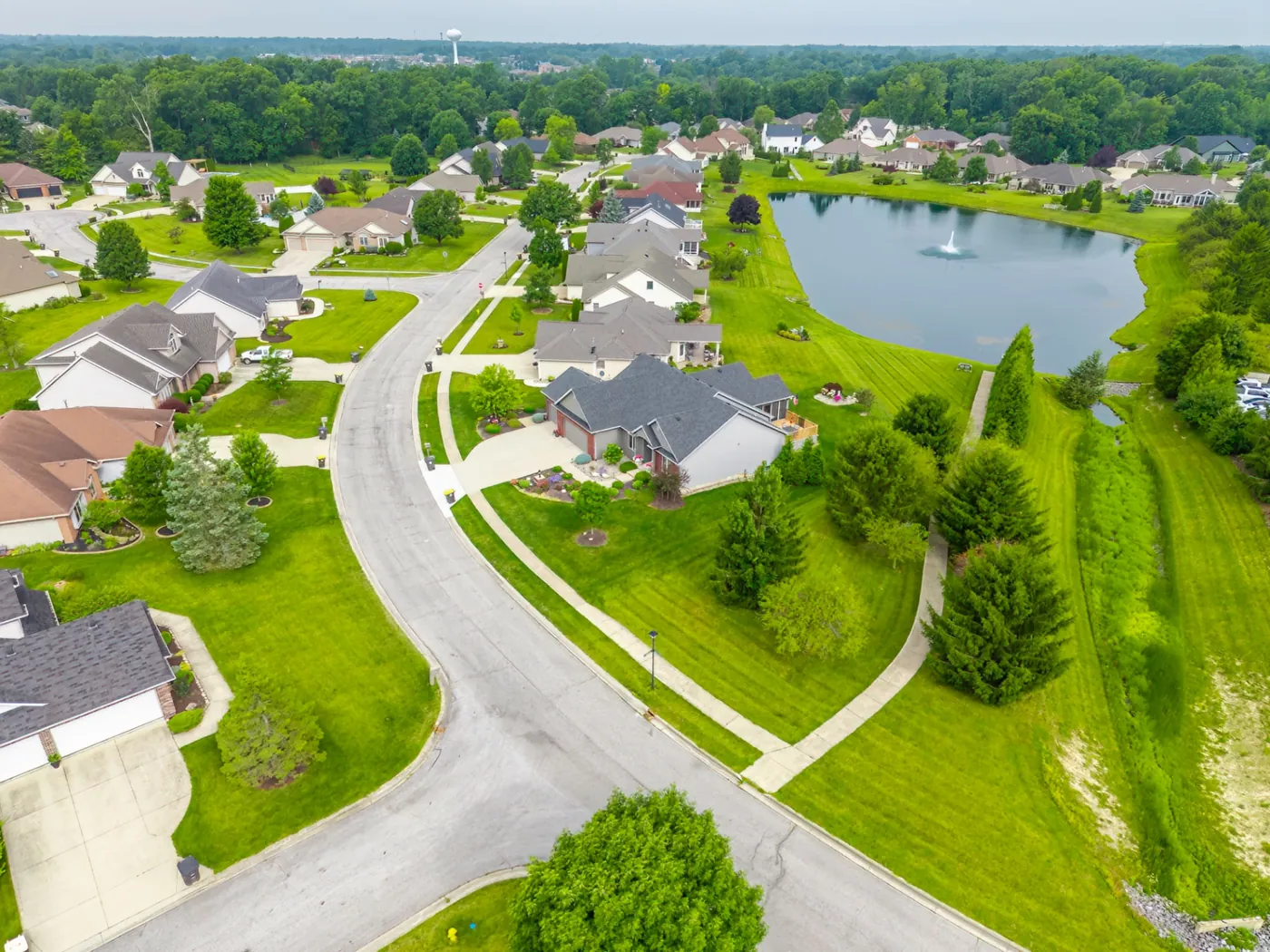 The corner lot — aerial view near 1906 Kelleys Landing
