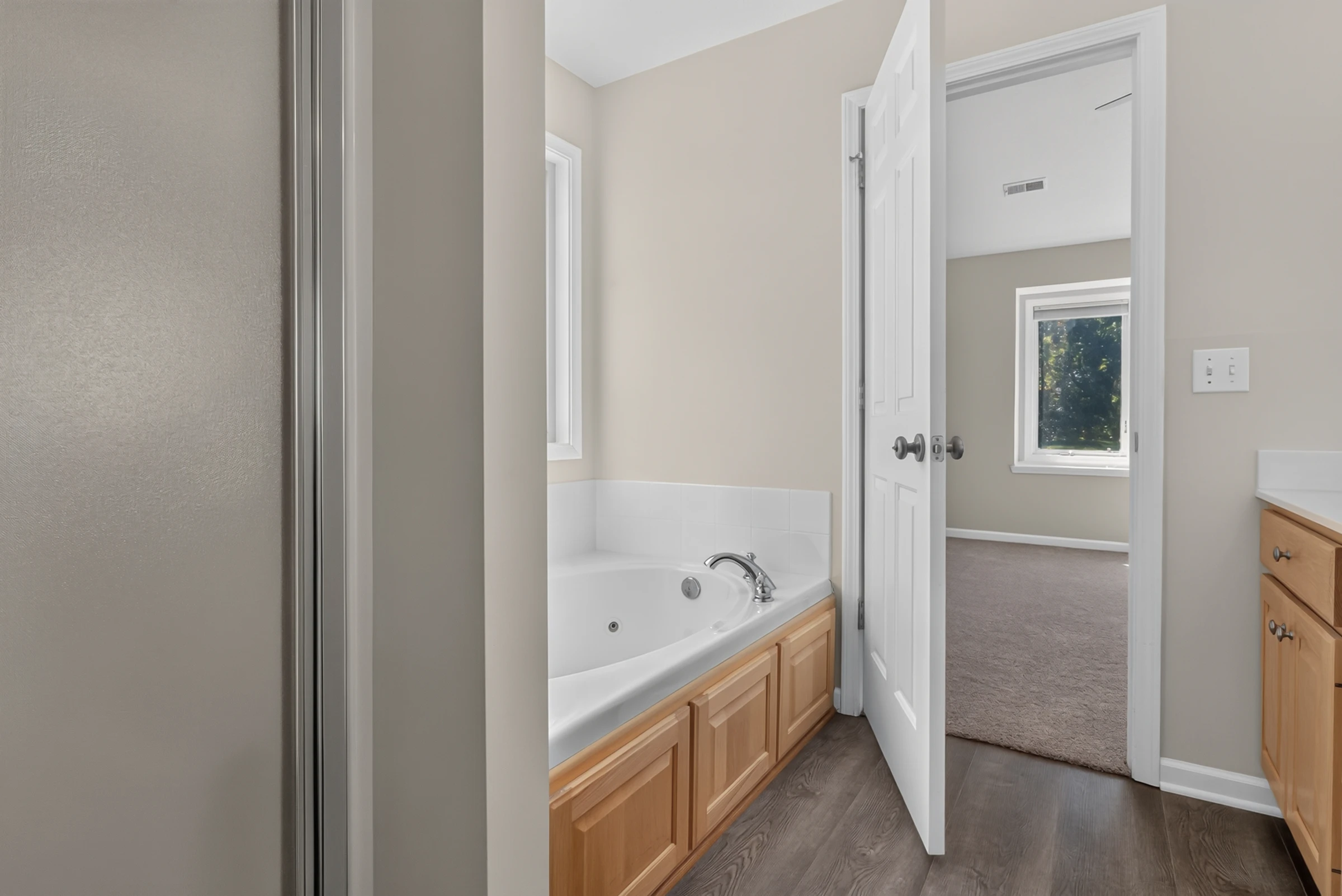 Main Level · Primary bathroom shower at 1906 Kelleys Landing